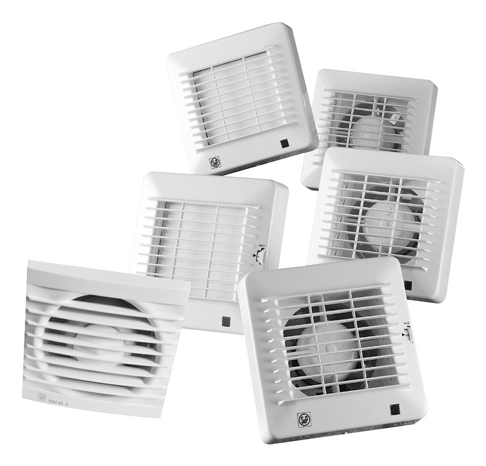 THERMEX 200.34.2103.2 udsugningsventilator Væg 95 m³/t Hvid